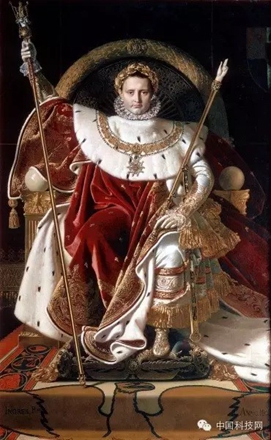 《帝座上的拿破仑一世》，让·奥古斯特·多米尼克·安格尔