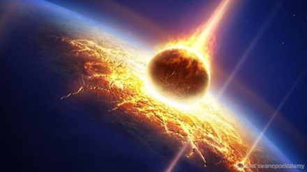 小行星撞击可能造成生物大规模灭绝。