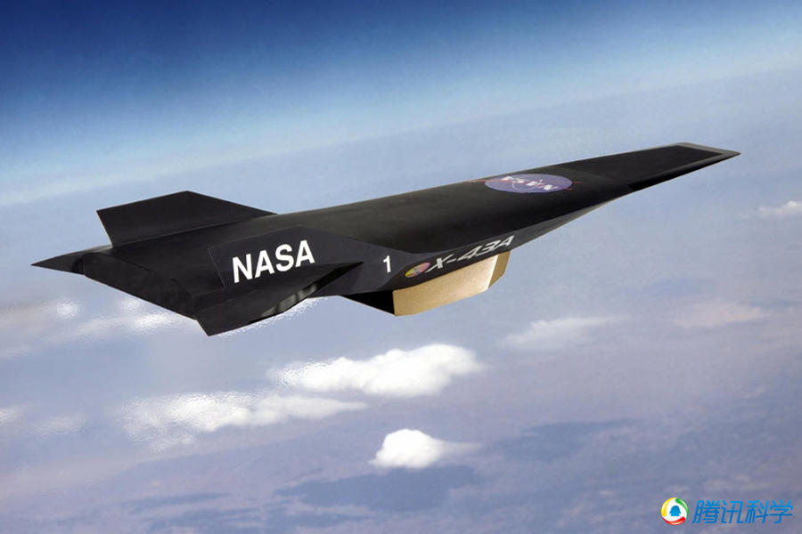 美国宇航局研制的X-43A（点击查看大图）